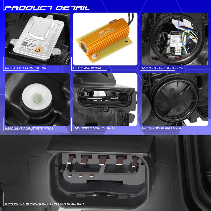 Start-Up 3D LED DRL Sequential Projector Headlights <br> 15-18 BMW X3 X4
