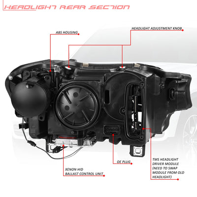 Start-Up 3D LED DRL Sequential Projector Headlights <br> 15-18 BMW X3 X4