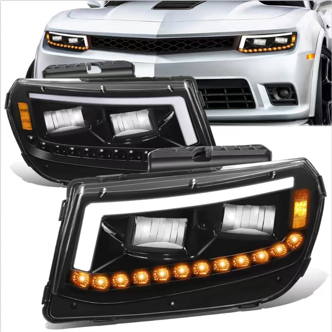 LED DRL Sequential Headlights<br>14-15 Chevrolet Camaro