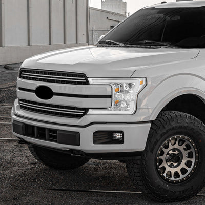 LED DRL Sequential Projector Headlights <br> 18-20 Ford F-150