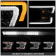 LED DRL Sequential Projector Headlights <br> 18-20 Ford F-150