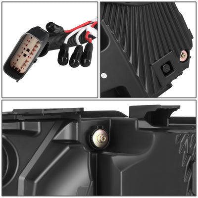 LED DRL Sequential Projector Headlights <br> 18-20 Ford F-150