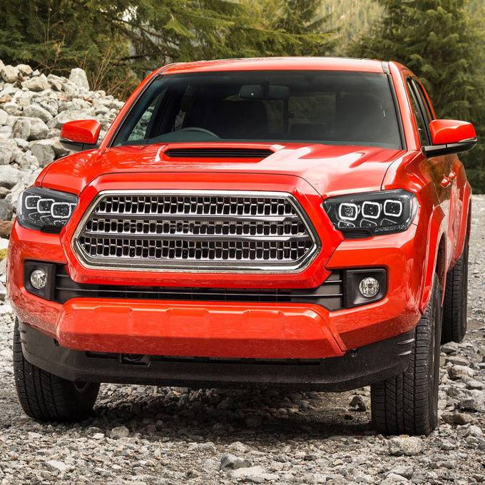 LED DRL Sequential Signal Headlights (Left & Right) <BR>16-23 Toyota Tacoma