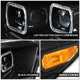 LED DRL Sequential Signal Headlights (Left & Right) <BR>16-23 Toyota Tacoma