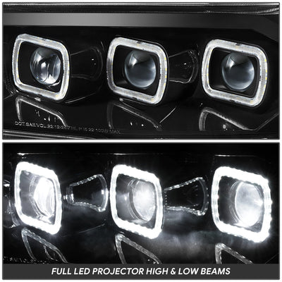 LED DRL Sequential Signal Headlights (Left & Right) <BR>16-23 Toyota Tacoma