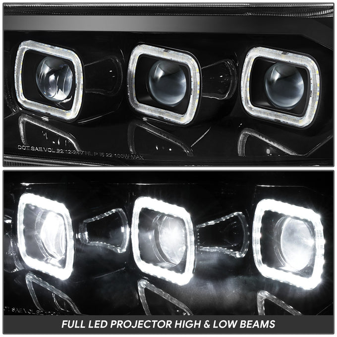 LED DRL Sequential Signal Headlights (Left & Right) <BR>16-23 Toyota Tacoma
