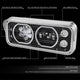 LED Halo Ring DRL Projector Headlights <br> 18-23 Volvo VNL 300 400 740 760 860 VNR 400