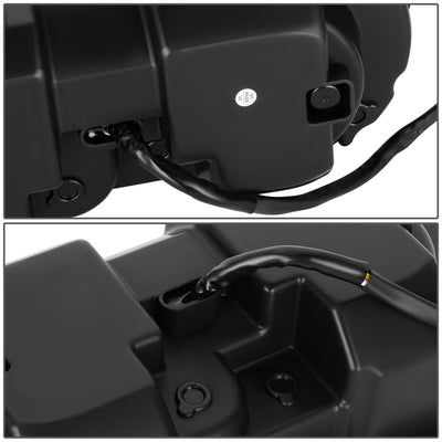 Full LED DRL Halo Ring Dual Projector Headlights <BR>67-87 Peterbilt 359