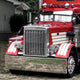 Full LED DRL Halo Ring Dual Projector Headlights <BR>67-87 Peterbilt 359