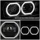 Full LED DRL Projector Headlights w/Mounting <BR>81-88 Peterbilt 359, 87-07 379, 08-21 389