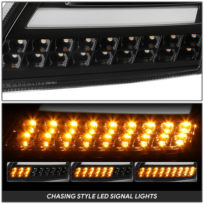 3D LED DRL Sequential Turn Signal Headlights <BR>18-24Volvo VN VNL 300 400 430 630 740 760 860