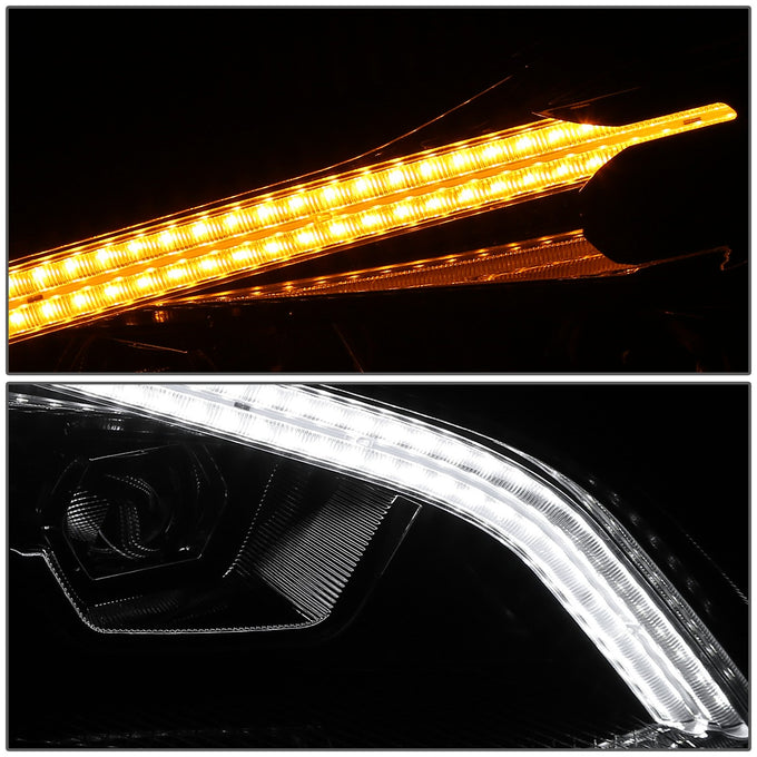 Full LED DRL Switchback Projector Headlights <BR>22-24 Kenworth T680