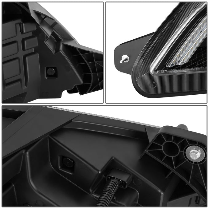 Full LED DRL Switchback Projector Headlights <BR>22-24 Kenworth T680