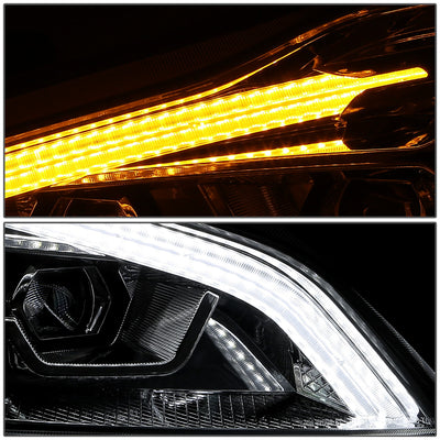 Full LED DRL Switchback Projector Headlights <BR>22-24 Kenworth T680