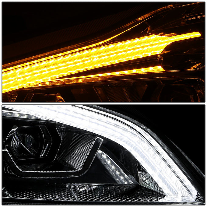 Full LED DRL Switchback Projector Headlights <BR>22-24 Kenworth T680