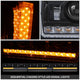 LED DRL Sequential Projector Headlights <br> 81- 21 Peterbilt 359 379 389
