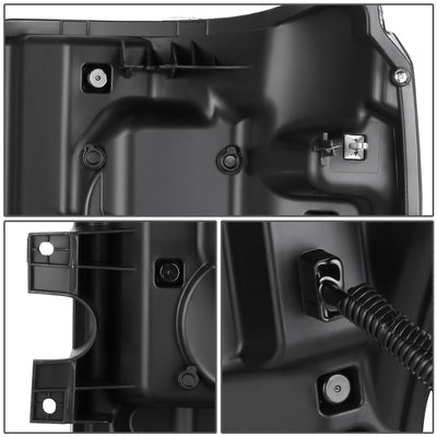 F-LED DRL Sequential Projector Headlights <br>11-16 Ford F-250 F-350 F-450 F-550 Super Duty