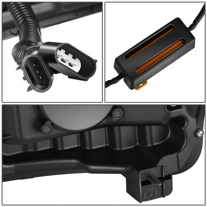 F-LED DRL Sequential Projector Headlights <br>11-16 Ford F-250 F-350 F-450 F-550 Super Duty