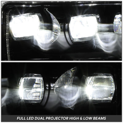 3D LED DRL Sequential Projector Headlights <br> 21-23 Ford F-150