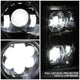3D LED DRL Sequential Projector Headlights <br> 17-19 Ford F-250 F-350 F-450 Super Duty