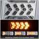 3D LED DRL Sequential Projector Headlights <br> 17-19 Ford F-250 F-350 F-450 Super Duty