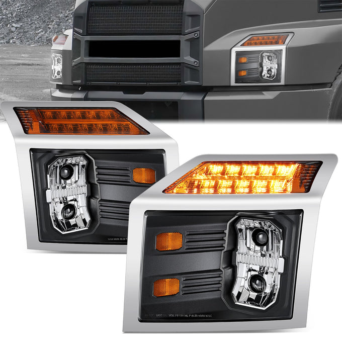 LED Projector Headlights <br> 18-25 Mack Anthem