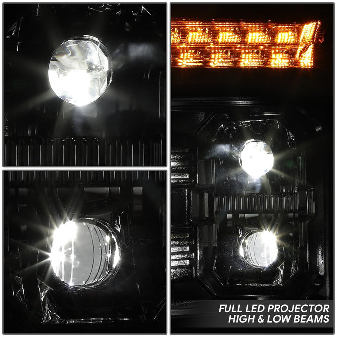 Full LED DRL Projector Headlights <br>18-25 Mack Anthem
