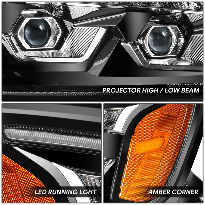 Full LED Sequential Chasing Projector Headlights <br>08-17 Kenworth T660