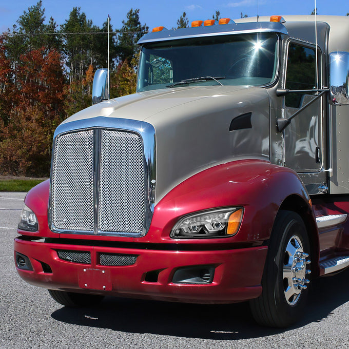Full LED Sequential Chasing Projector Headlights <br>08-17 Kenworth T660