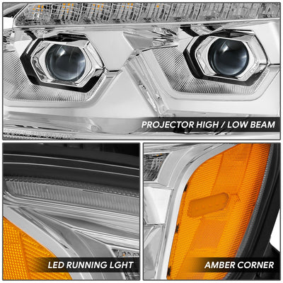 Full LED Sequential Chasing Projector Headlights <br>08-17 Kenworth T660