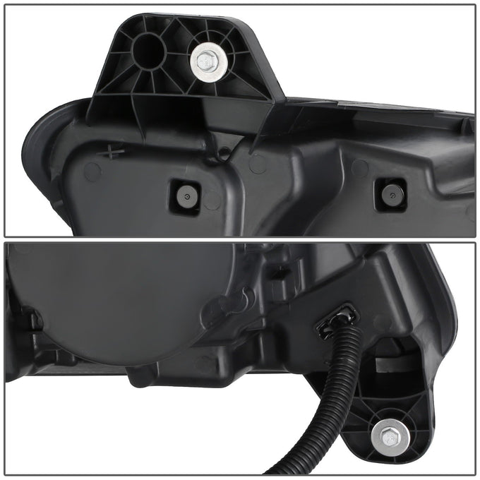 LED DRL Sequential Signal Black Projector Headlight <br>22-25 Peterbilt 579