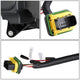 LED DRL Sequential Signal Black Projector Headlight <br>22-25 Peterbilt 579
