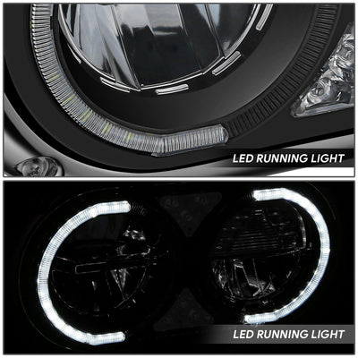 Full LED Sequential Chasing Projector Headlights <br>81-88 Peterbilt 359, 87-07 379, 08-21 389