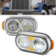 Full LED Sequential Chasing Projector Headlights <br>81-88 Peterbilt 359, 87-07 379, 08-21 389