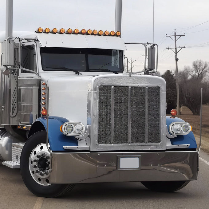 Full LED Sequential Chasing Projector Headlights <br>81-88 Peterbilt 359, 87-07 379, 08-21 389