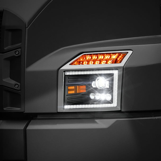 LED DRL Sequential Projector Headlights <br> 18-25 Mack Anthem