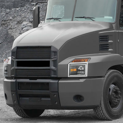 LED DRL Sequential Projector Headlights <br> 18-25 Mack Anthem