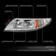 Full LED Chrome Amber Headlights <br>02-15 International 4100, 4200, 4300