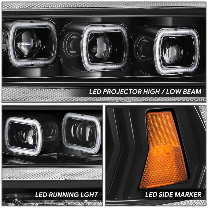 Full LED DRL Sequential Headlights <br>19-24 Ram 2500 3500 4500 5500