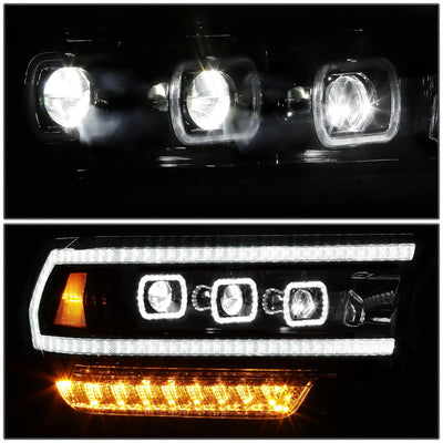 Full LED DRL Sequential Headlights <br>19-24 Ram 2500 3500 4500 5500