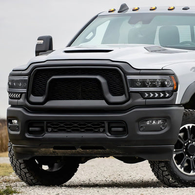 Full LED DRL Sequential Projector Headlights <br>19-24 Ram 2500 3500 4500 5500