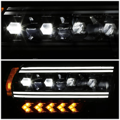 Full LED DRL Sequential Projector Headlights <br>19-24 Ram 2500 3500 4500 5500
