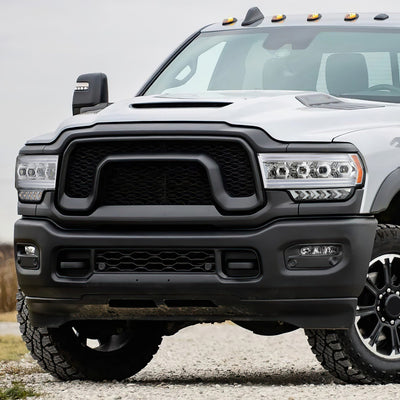 Full LED DRL Sequential Projector Headlights <br>19-24 Ram 2500 3500 4500 5500