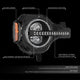 Black Housing Amber/White LED Switch Back Headlights<br>21-26 Ford Bronco