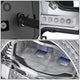 Chrome Housing Amber/White LED Switch Back Headlights<br>21-26 Ford Bronco