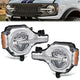 Chrome Housing Amber/White LED Switch Back Headlights<br>21-26 Ford Bronco