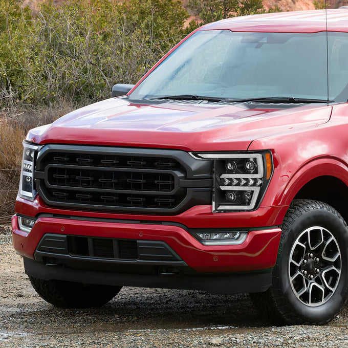 Sequential Chasing LED Projector Headlights <br>21-23 Ford F-150