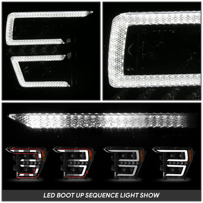 Sequential Chasing LED Projector Headlights <br>21-23 Ford F-150