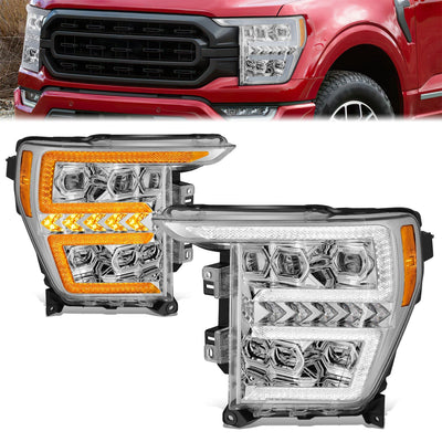 Sequential Chasing LED Projector Headlights <br>21-23 Ford F-150
