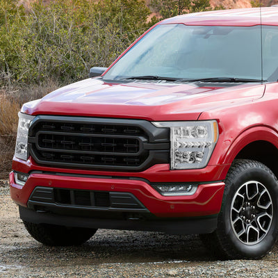 Sequential Chasing LED Projector Headlights <br>21-23 Ford F-150